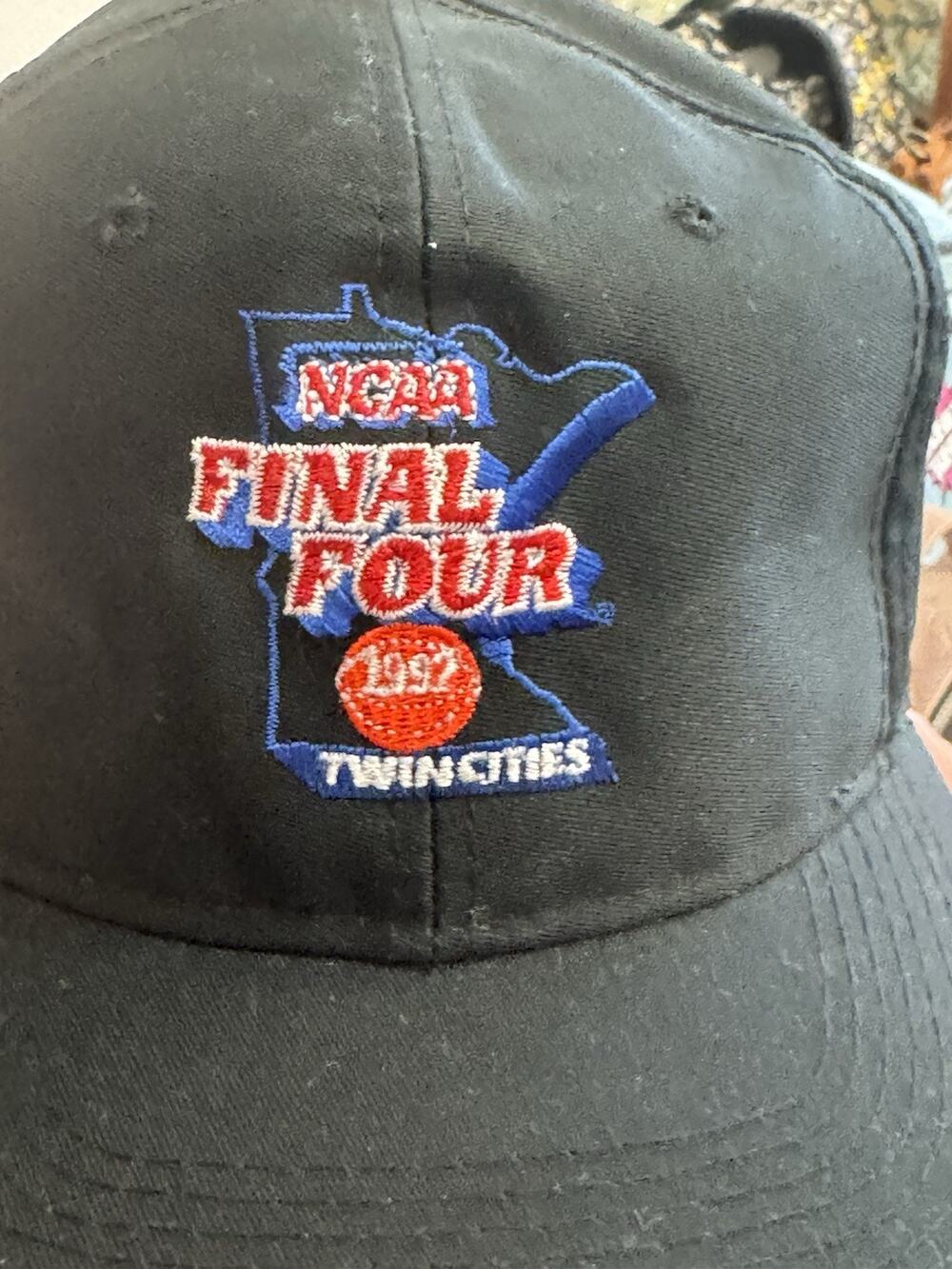 NCAA Final Four 1992 Twin Cities Black Adjustable Cap Hat